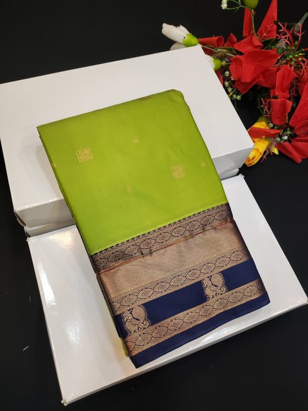 Semi Silk Saree (Mild Damage) with elegant zari work for weddings
