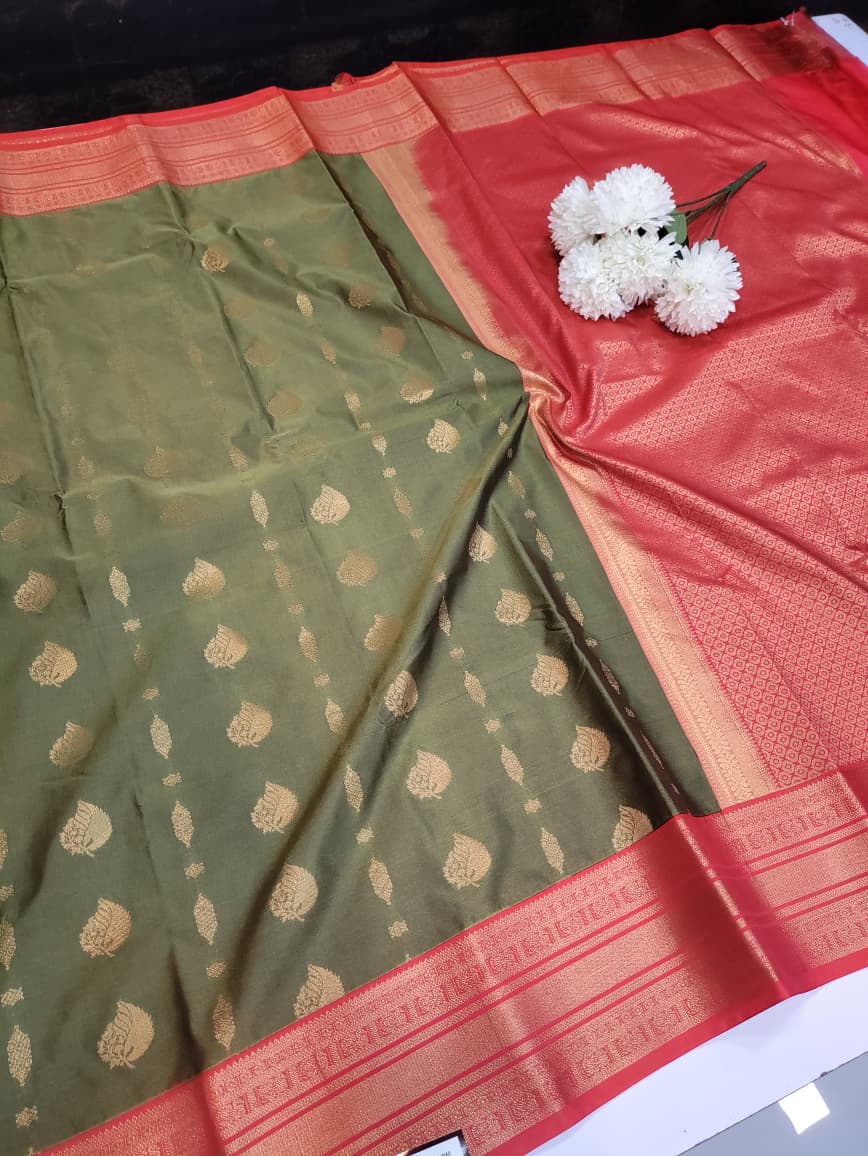 Semi Silk Saree (Mild Damage) SMS189 - Sri Sakthi Pugazh Tex SMS189 - Semi Silk