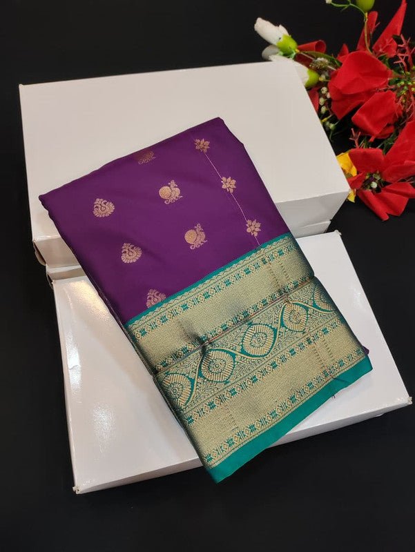 Semi Silk Saree (Mild Damage) with elegant zari work for weddings