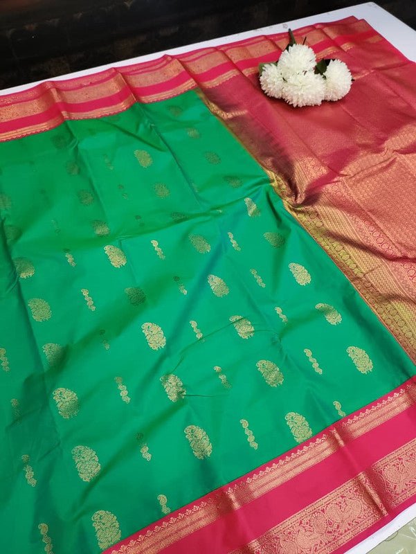 Semi Silk Saree (Mild Damage) SMS229 - Sri Sakthi Pugazh Tex SMS229 - Semi Silk