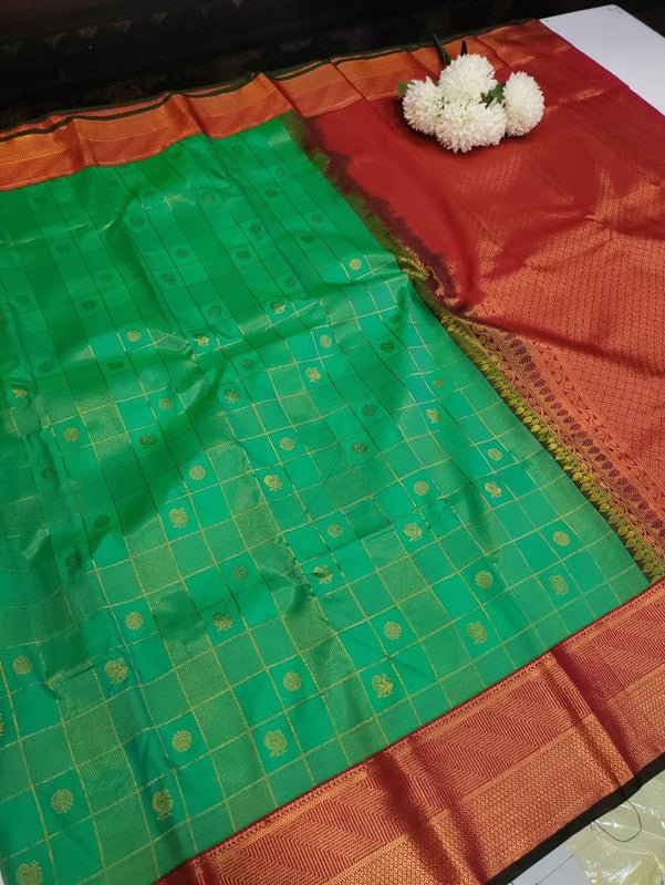 Semi Silk Saree (Mild Damage) SMS229 - Sri Sakthi Pugazh Tex SMS229 - Semi Silk
