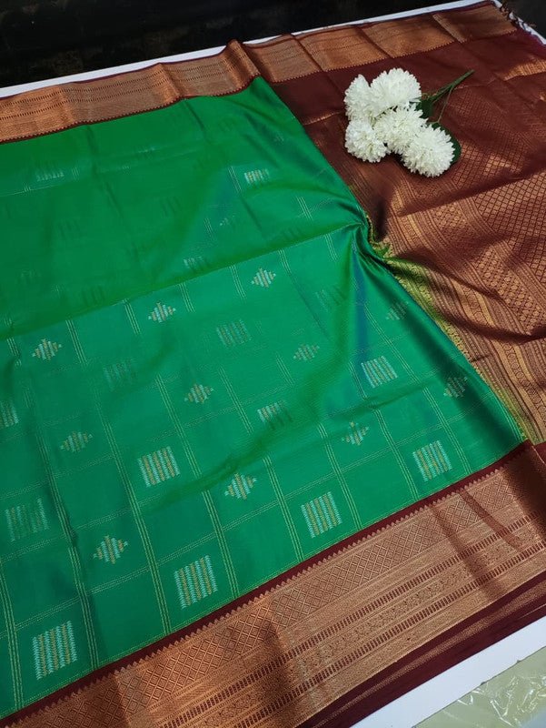 Semi Silk Saree (Mild Damage) SMS229 - Sri Sakthi Pugazh Tex SMS229 - Semi Silk