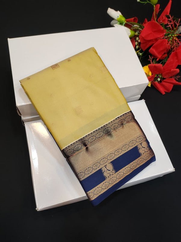 Semi Silk Saree (Mild Damage) with elegant zari work for weddings