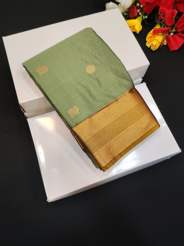 Semi Silk Saree (Mild Damage) with elegant zari work for weddings