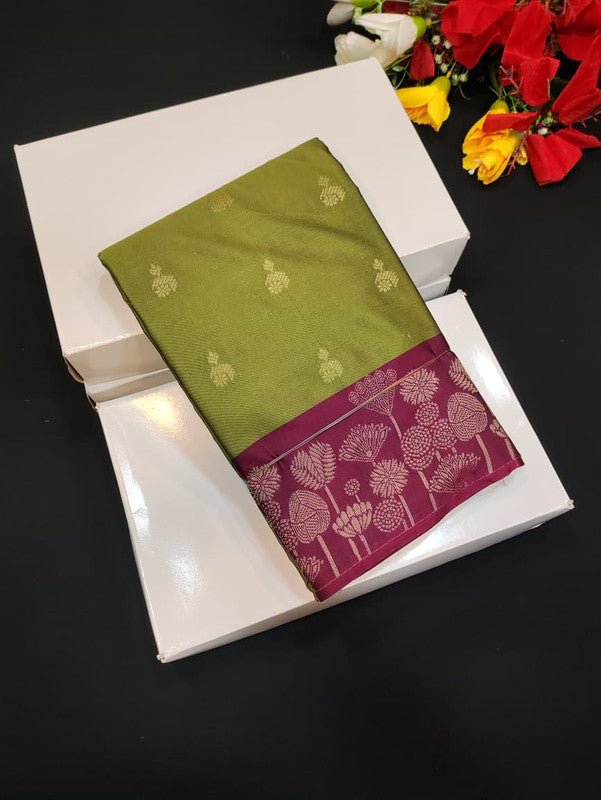 Semi Silk Saree (Mild Damage) with elegant zari work for weddings