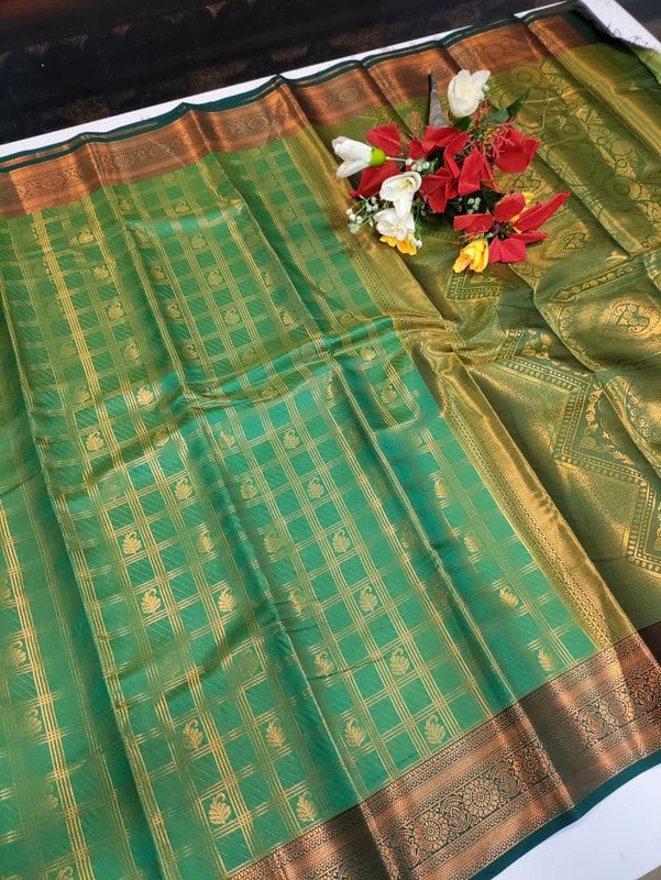 Shalini Checked Saree SHC08