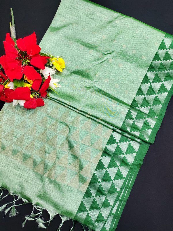 Slub Tissue Saree STS34