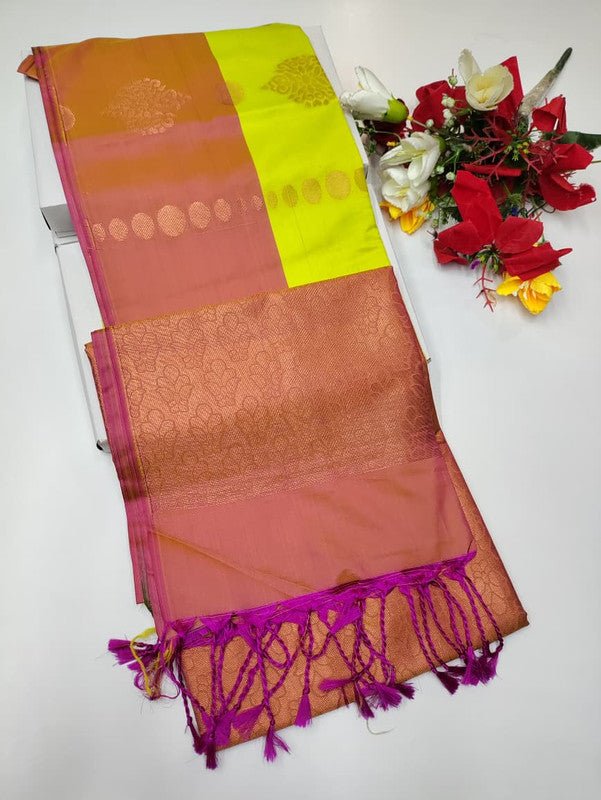 Stock Clearance Saree (B-4) SCK239 - Sri Sakthi Pugazh Tex - Soft Silk
