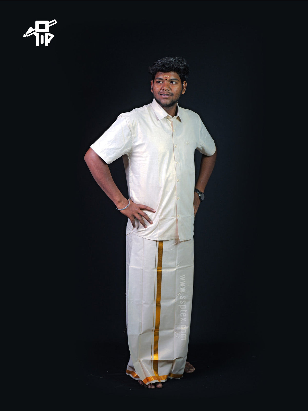 Tissue Combo | Vesti & Shirt | - Sri Sakthi Pugazh Tex - Shirts Dhotis