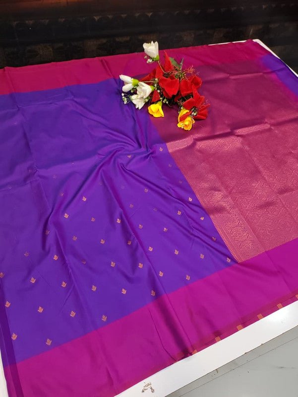 Urvashi Soft Silk Saree with elegant zari work for festival wear