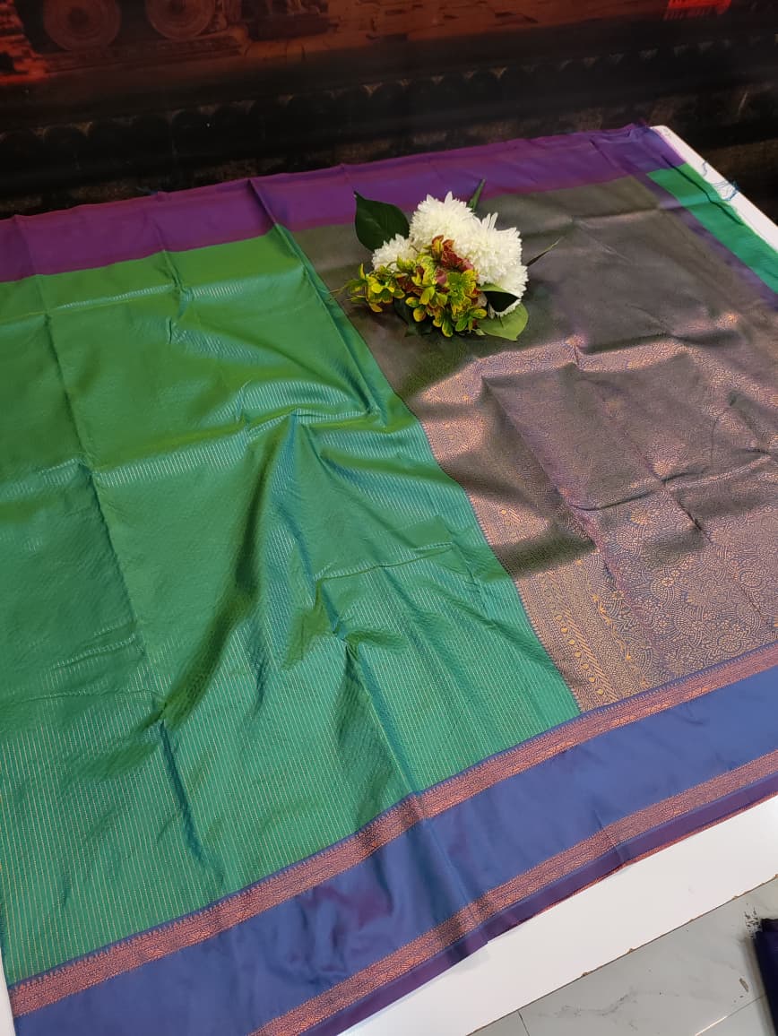 Premium Varalakshmi Silk Saree with Elegant Zari Work for Festivals