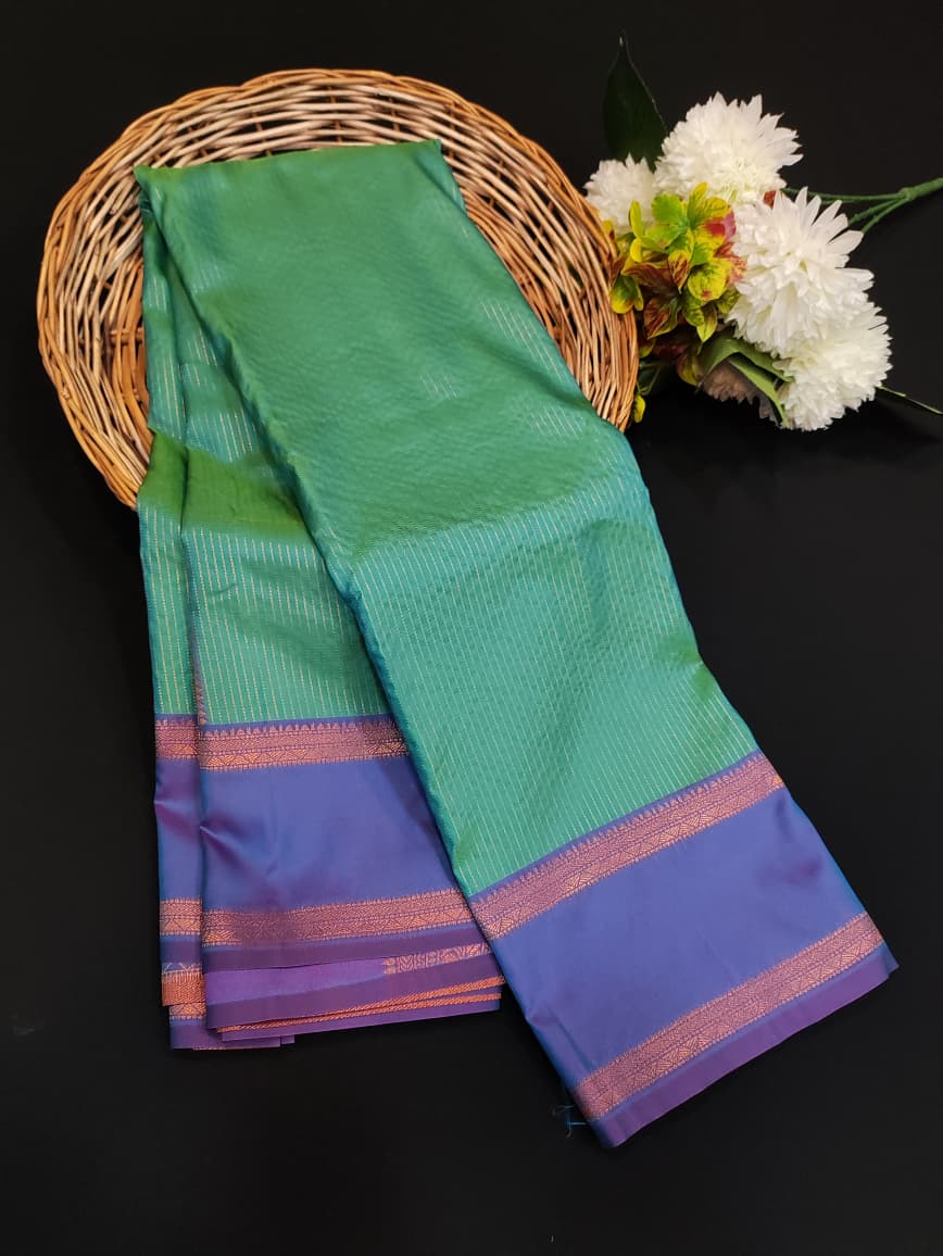 Varalakshmi Viratham Silk Zari Saree with Plain Blouse| VZ03 - Sri Sakthi Pugazh Tex VZ03 - Soft Silk Saree