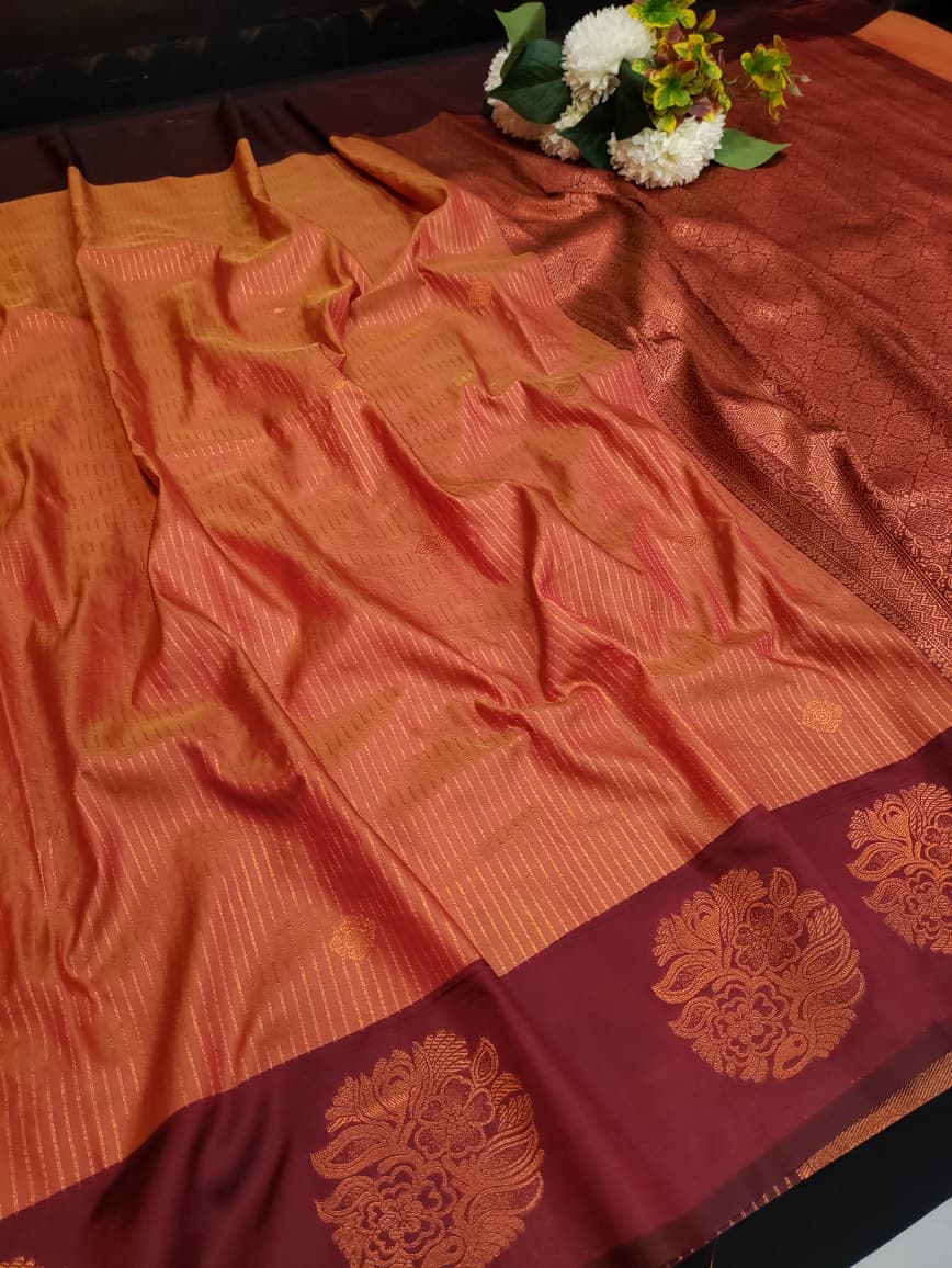 Varalakshmi Viratham Silk Zari Saree with Plain Blouse| VZ26 - Sri Sakthi Pugazh Tex - Soft Silk Saree
