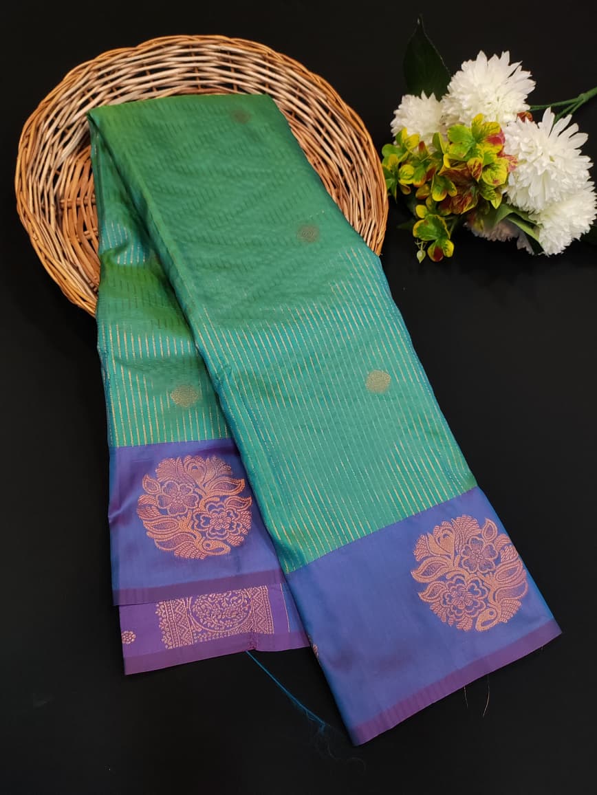 Varalakshmi Viratham Silk Zari Saree with Plain Blouse| VZ27 - Sri Sakthi Pugazh Tex VZ27 - Soft Silk Saree