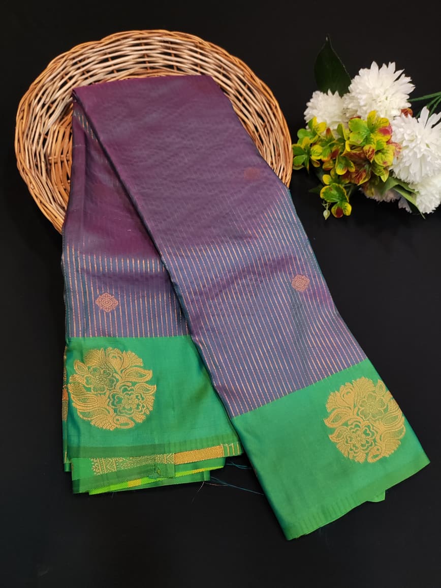 Varalakshmi Viratham Silk Zari Saree with Plain Blouse| VZ32 - Sri Sakthi Pugazh Tex VZ32 - Soft Silk Saree