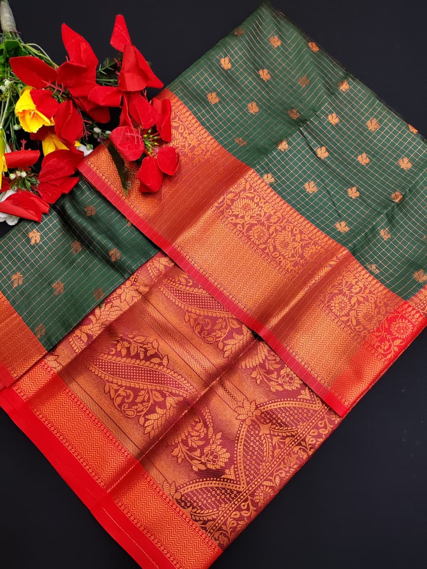 Varanasi Kattam Saree Collection (Replica) Soft Silk Type