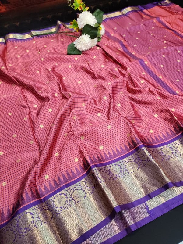 Premium Varanasi Saree in Silk Fabric with Elegant Zari Design
