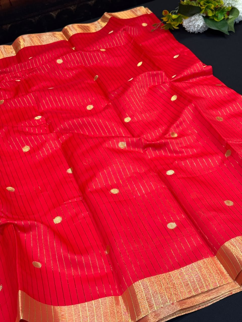 Varanasi Silk Saree with |Zari Work for Women| VC35 - Sri Sakthi Pugazh Tex - Varanasi Saree