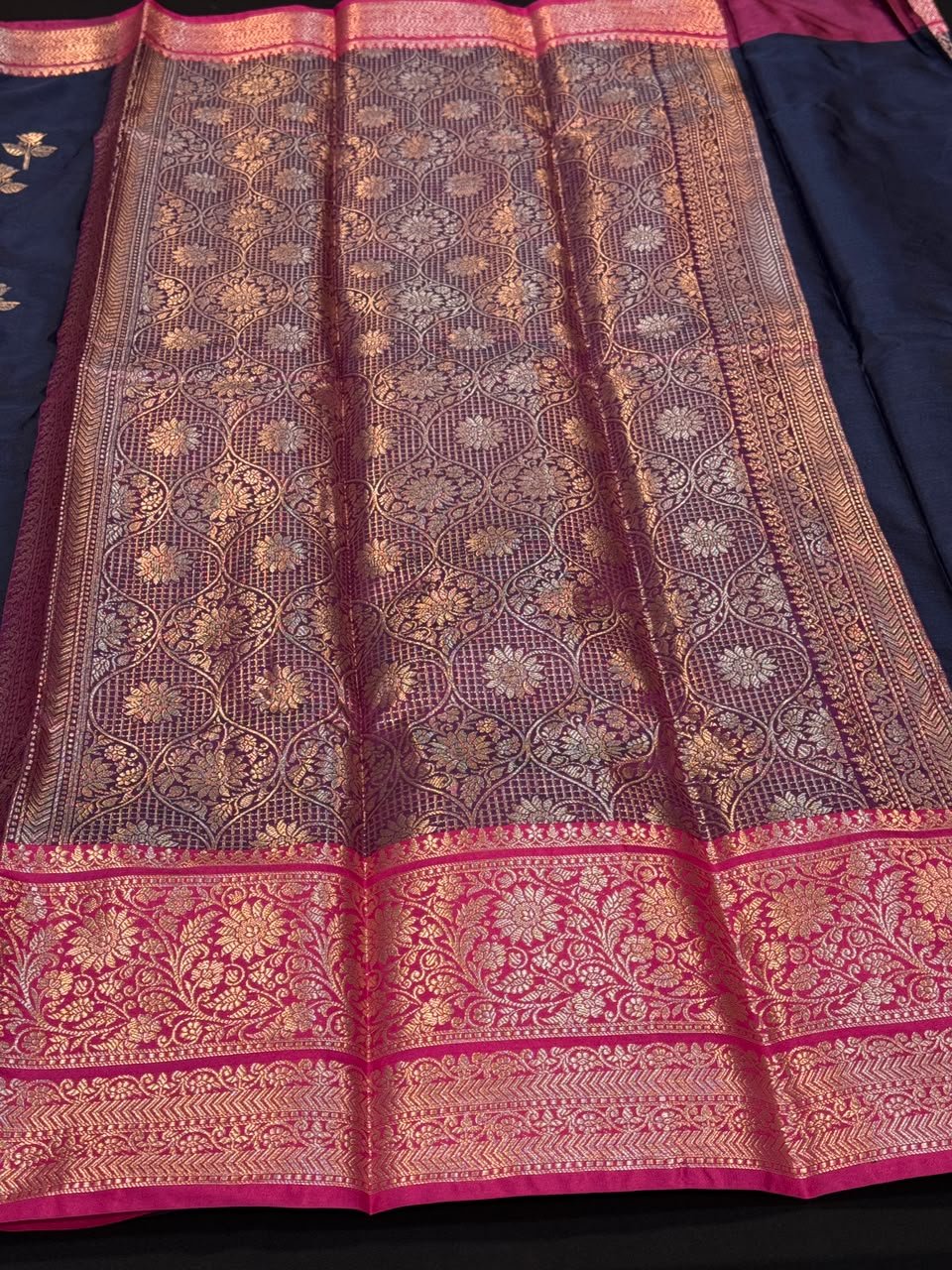Varanasi Silk Saree with |Zari Work for Women| VC37 - Sri Sakthi Pugazh Tex - Varanasi Saree