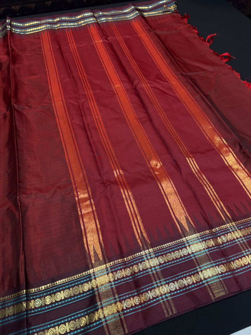 Varanasi Silk Saree with |Zari Work for Women| VC40 - Sri Sakthi Pugazh Tex - Varanasi Saree