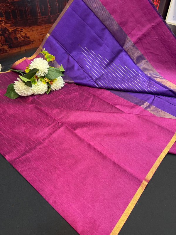 Premium Varanasi Saree in Silk Fabric with Elegant Zari Design