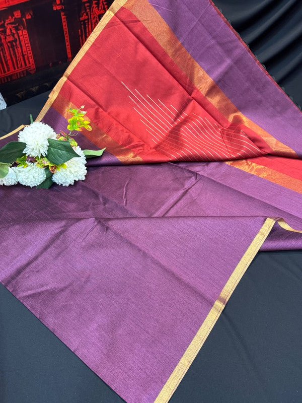 Premium Varanasi Saree in Silk Fabric with Elegant Zari Design