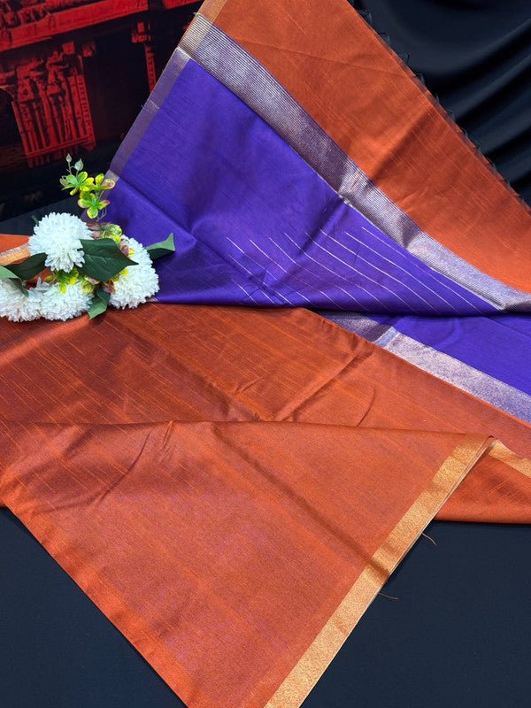 Premium Varanasi Saree in Silk Fabric with Elegant Zari Design