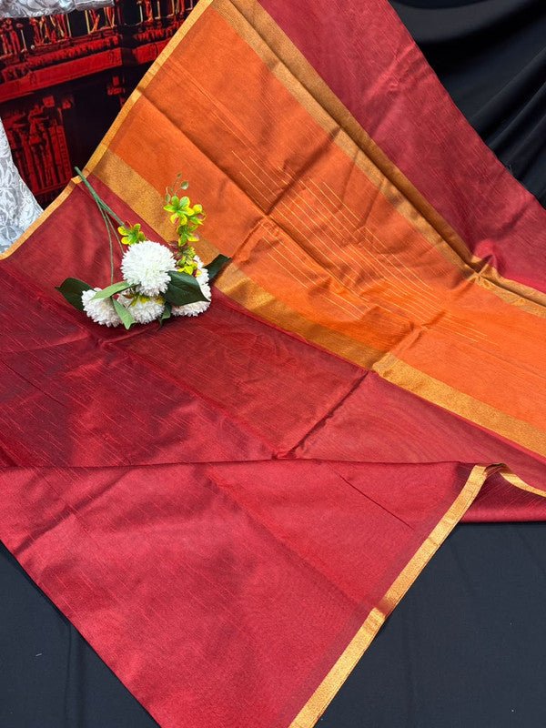 Premium Varanasi Saree in Silk Fabric with Elegant Zari Design