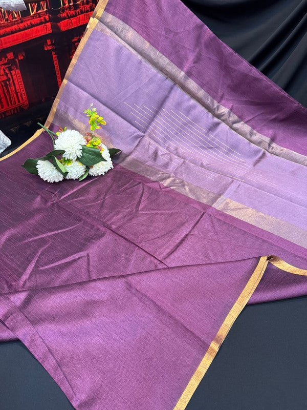 Premium Varanasi Saree in Silk Fabric with Elegant Zari Design