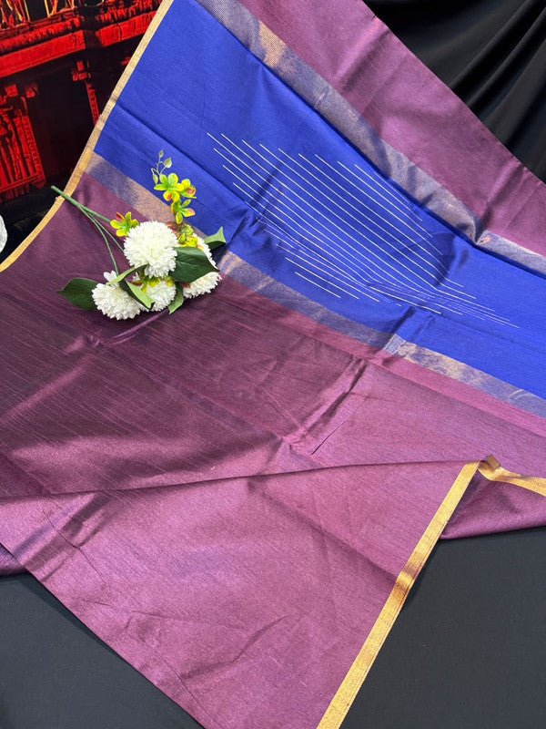 Premium Varanasi Saree in Silk Fabric with Elegant Zari Design