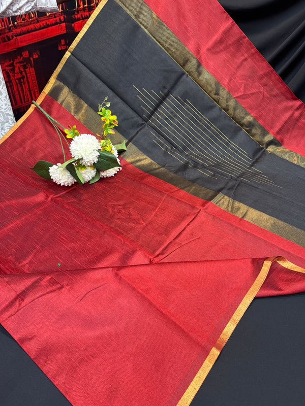 Premium Varanasi Saree in Silk Fabric with Elegant Zari Design