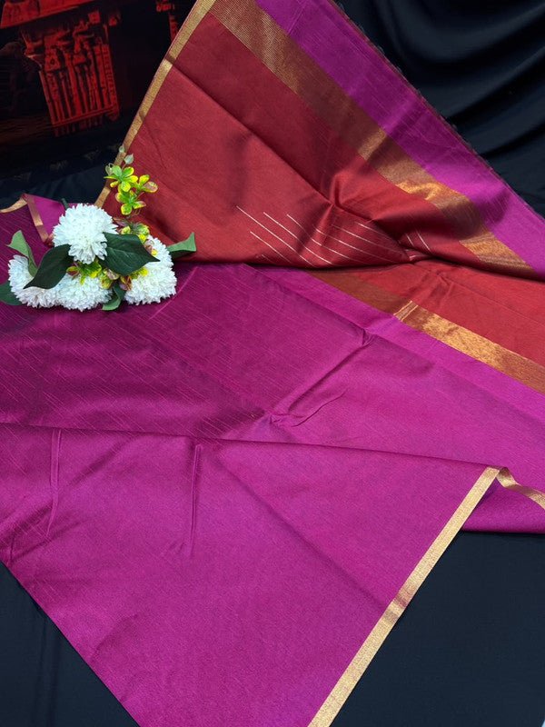 Premium Varanasi Saree in Silk Fabric with Elegant Zari Design