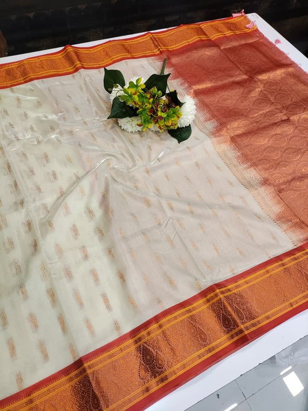 Premium Velvet Silk Saree with Zari Work for Wedding Wear