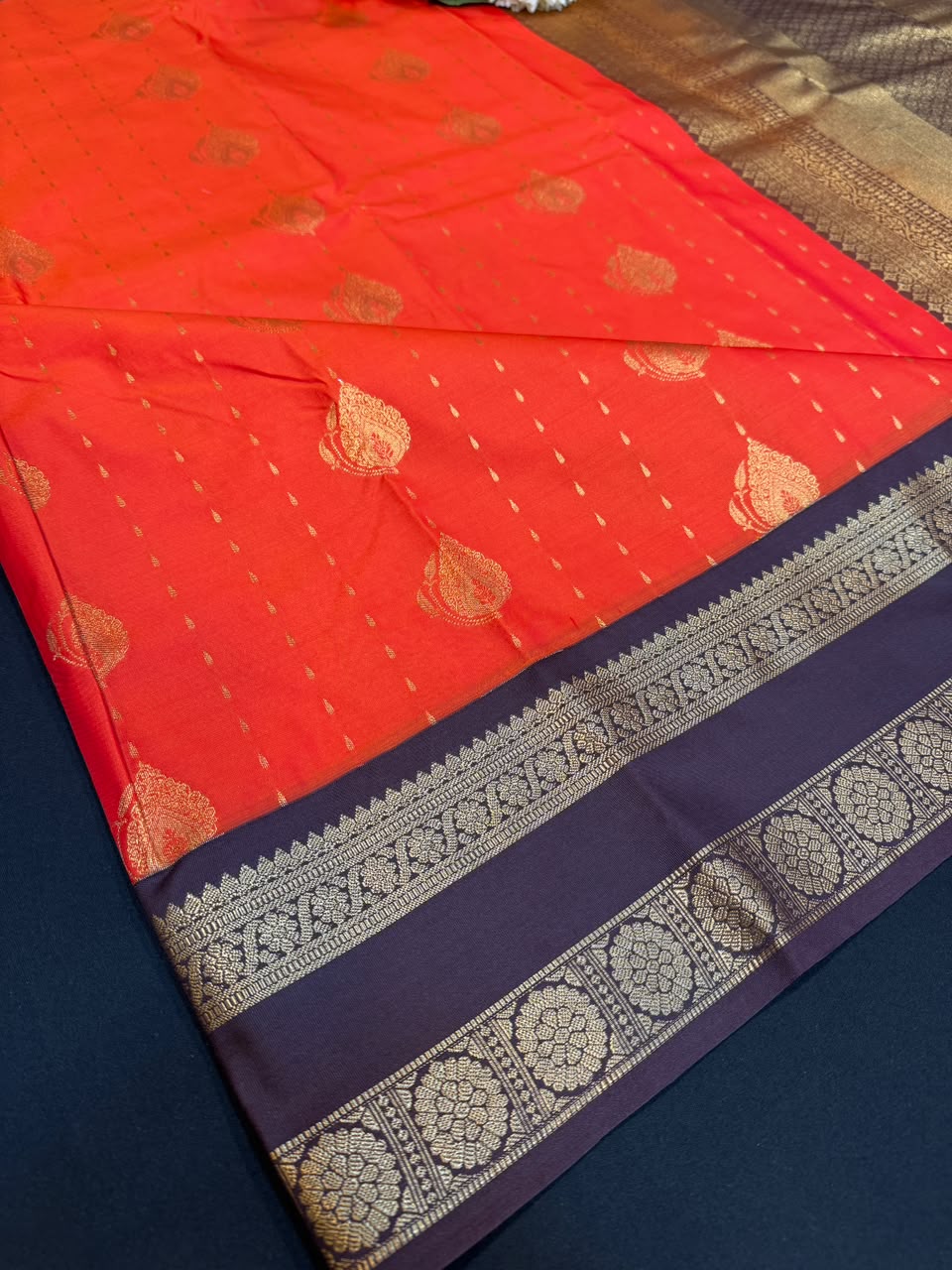 Vembu Semi Silk Saree | Zari Work | VNN02 - Sri Sakthi Pugazh Tex - Semi Silk