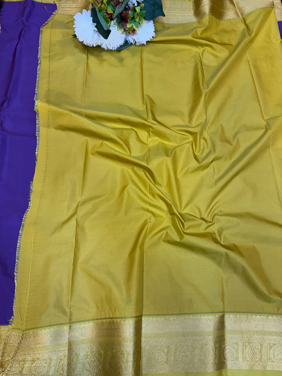 Vembu Semi Silk Saree | Zari Work | VNN04 - Sri Sakthi Pugazh Tex - Semi Silk