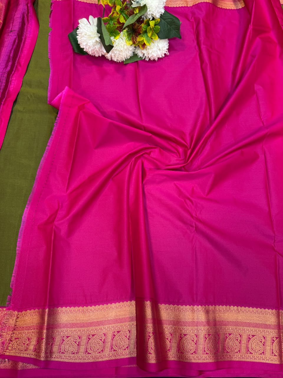 Vembu Semi Silk Saree | Zari Work | VNN05 - Sri Sakthi Pugazh Tex - Semi Silk
