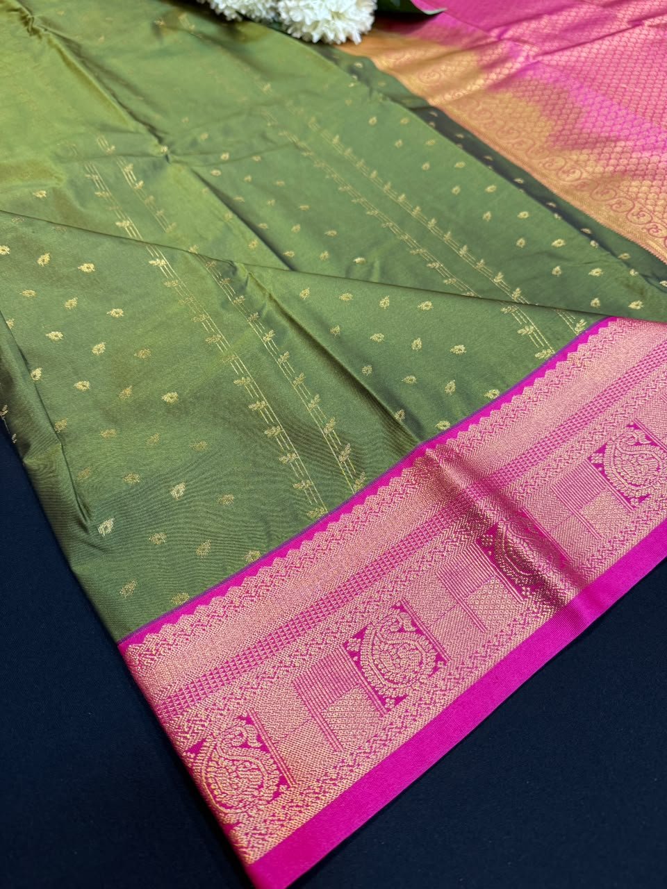 Vembu Semi Silk Saree | Zari Work | VNN05 - Sri Sakthi Pugazh Tex - Semi Silk