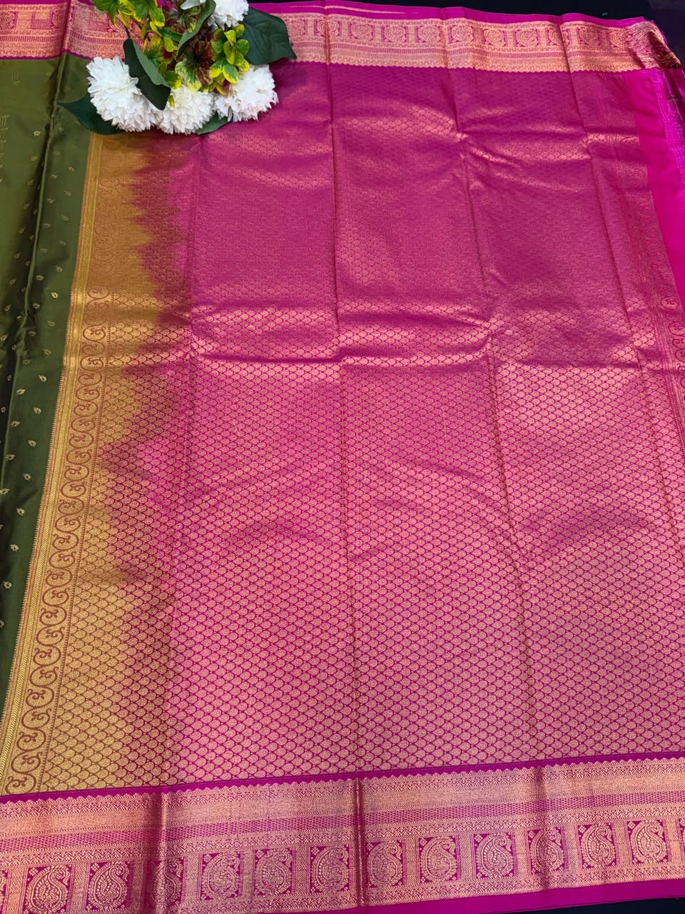 Vembu Semi Silk Saree | Zari Work | VNN05 - Sri Sakthi Pugazh Tex - Semi Silk