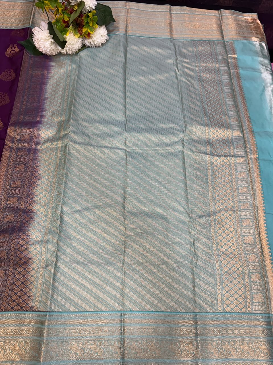 Vembu Semi Silk Saree | Zari Work | VNN06 - Sri Sakthi Pugazh Tex - Semi Silk