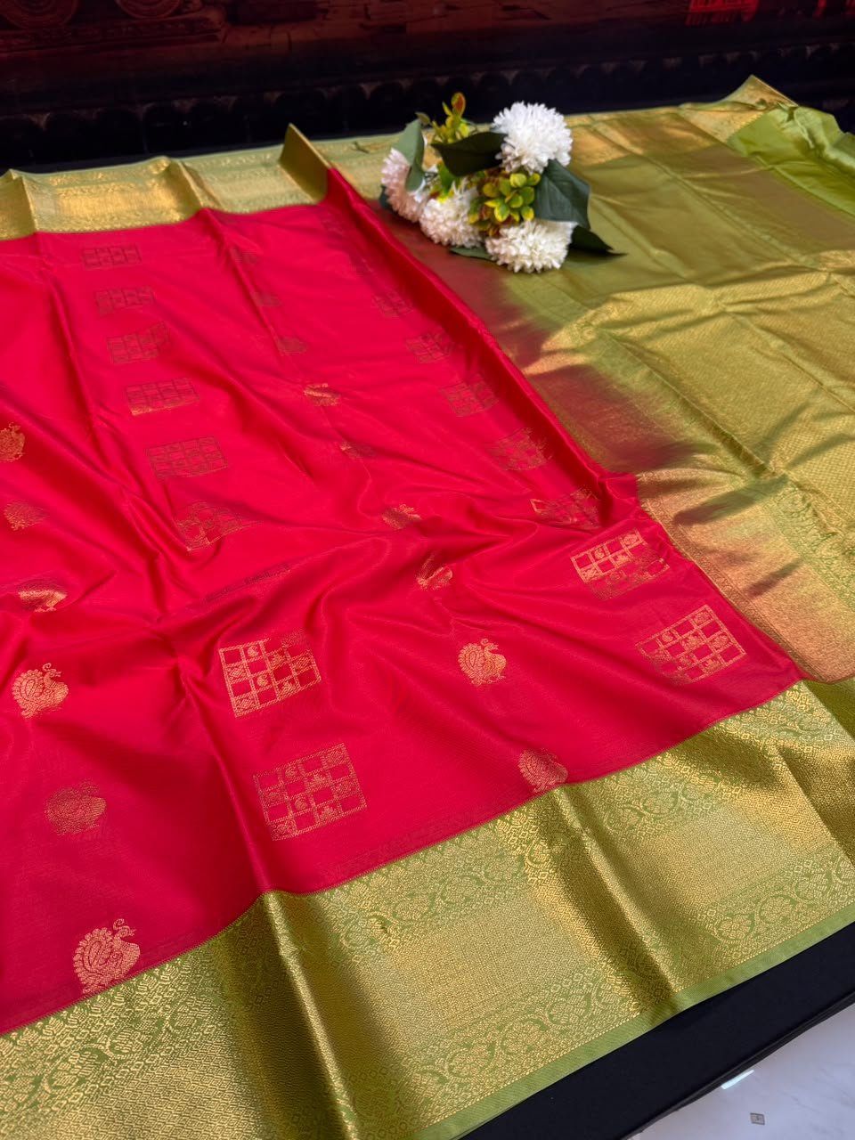 Vembu Semi Silk Saree | Zari Work | VNN09 - Sri Sakthi Pugazh Tex - Semi Silk