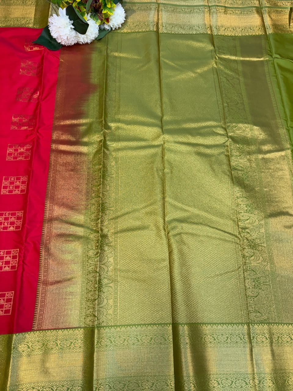 Vembu Semi Silk Saree | Zari Work | VNN09 - Sri Sakthi Pugazh Tex - Semi Silk
