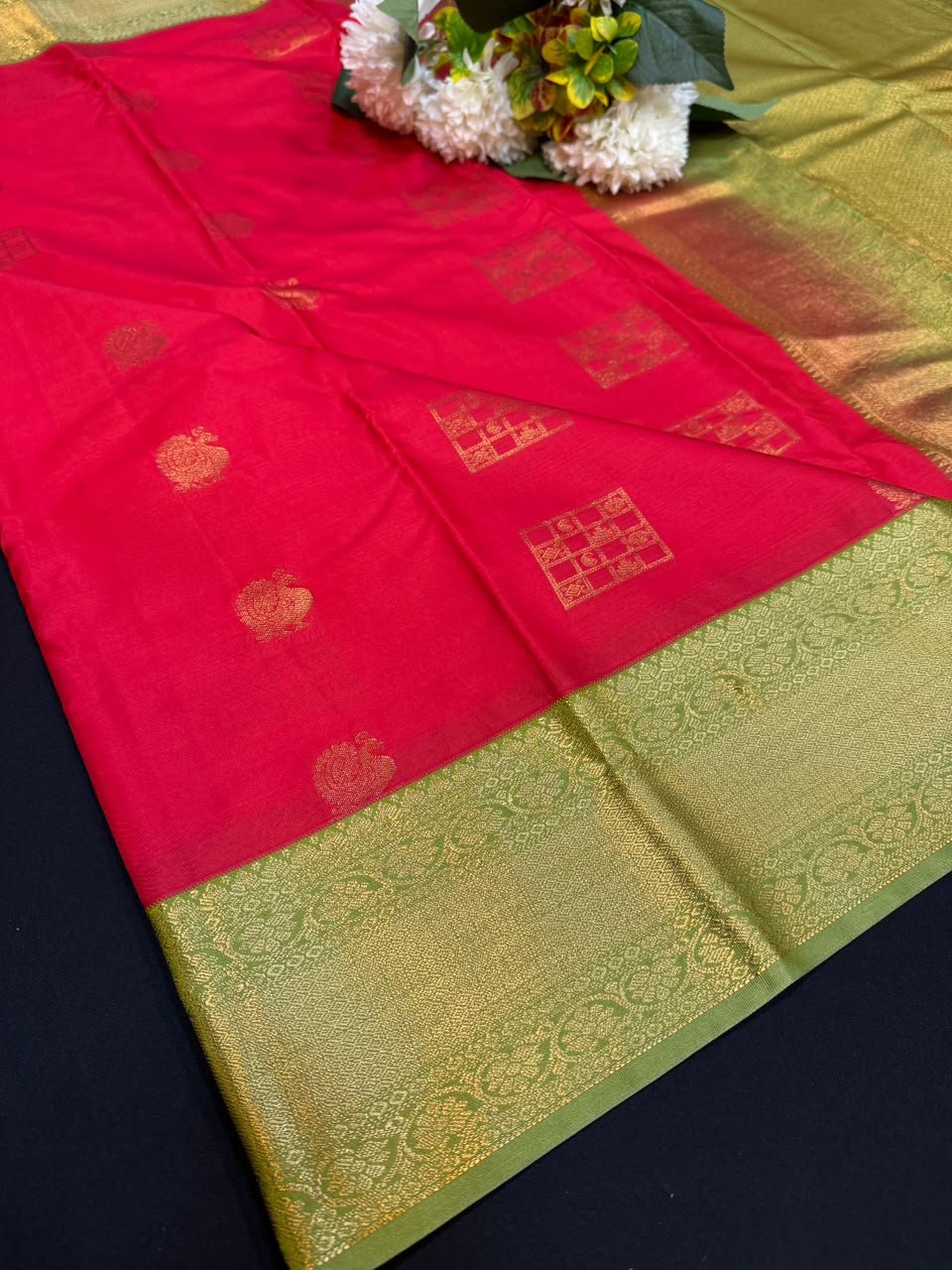 Vembu Semi Silk Saree | Zari Work | VNN09 - Sri Sakthi Pugazh Tex - Semi Silk