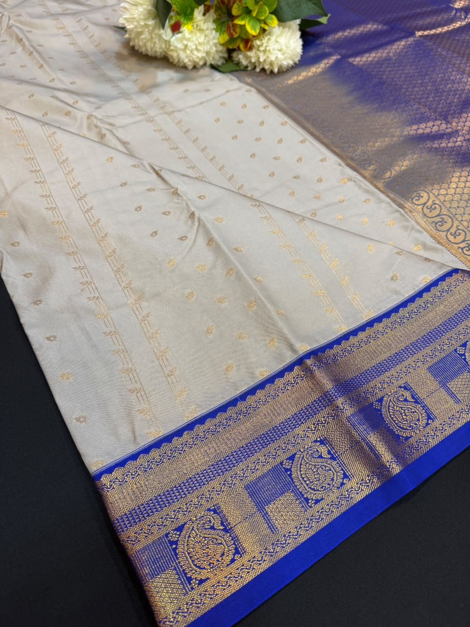 Vembu Semi Silk Saree | Zari Work | VNN10 - Sri Sakthi Pugazh Tex - Semi Silk