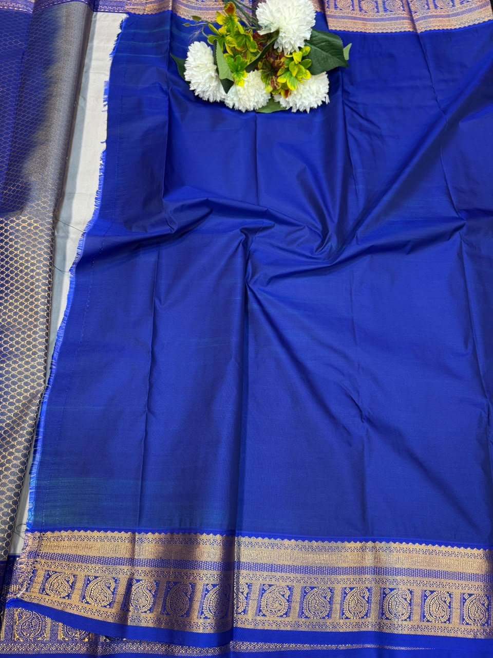 Vembu Semi Silk Saree | Zari Work | VNN10 - Sri Sakthi Pugazh Tex - Semi Silk