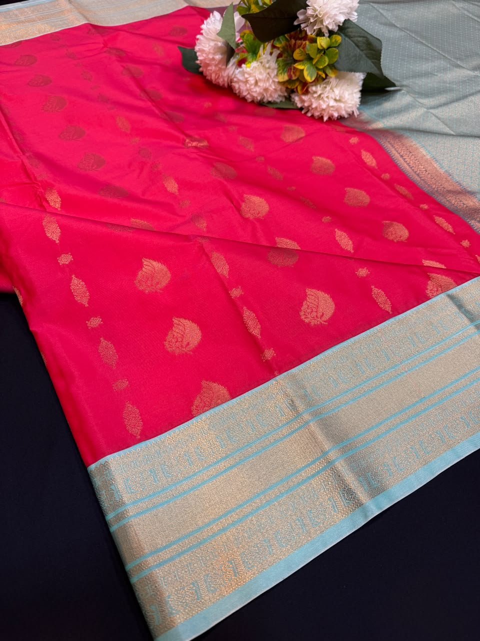 Vembu Semi Silk Saree | Zari Work | VNN11 - Sri Sakthi Pugazh Tex - Semi Silk