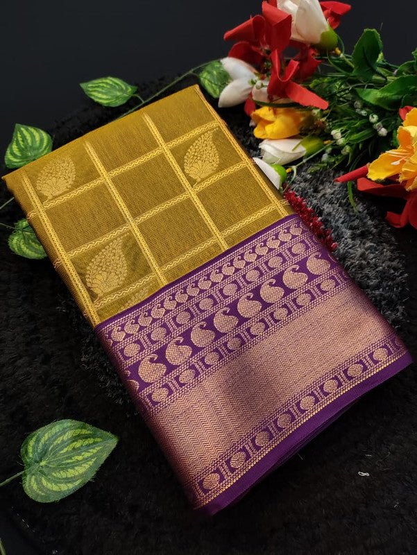 Vennila Luxury Semi Silk Collection saree in elegant traditional semi silk design for wedding and festive wear from Sri Sakthi Pugazh Tex Salem Tamil Nadu