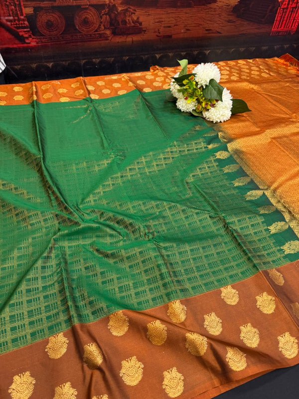 Vennila Semi Silk Saree | Zari Work | VNN81 - Sri Sakthi Pugazh Tex - Semi Silk