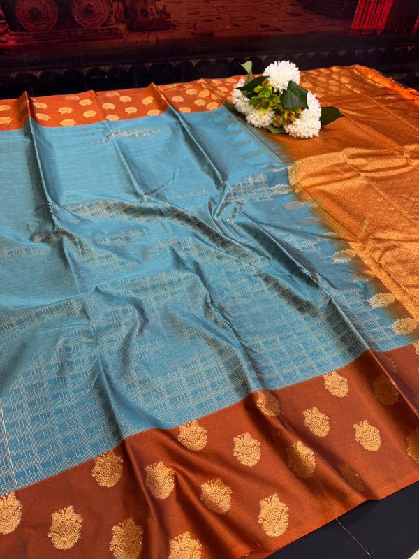 Vennila Semi Silk Saree | Zari Work | VNN81 - Sri Sakthi Pugazh Tex - Semi Silk