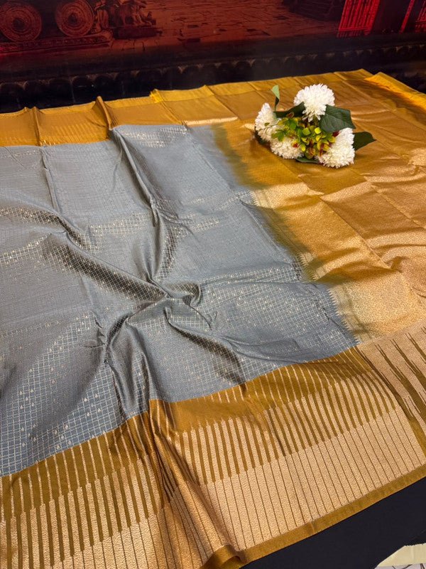 Vennila Semi Silk Saree | Zari Work | VNN81 - Sri Sakthi Pugazh Tex - Semi Silk