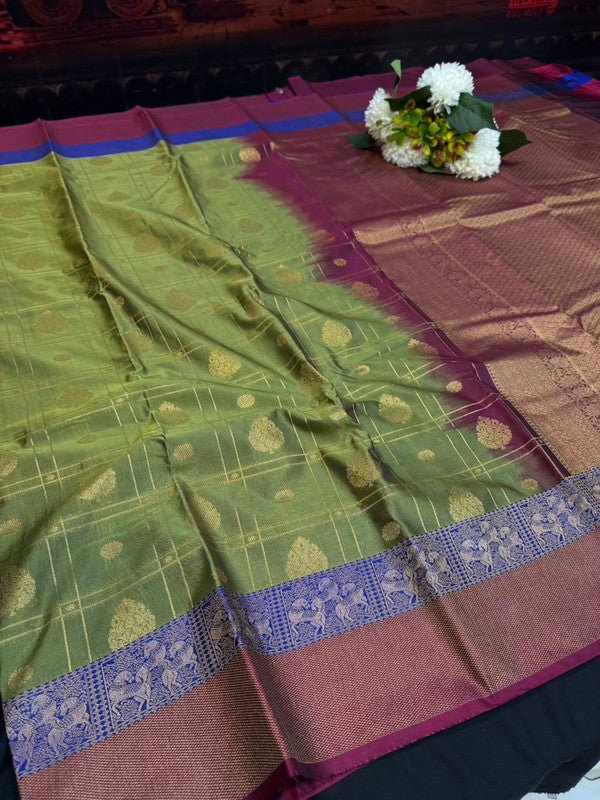 Vennila Semi Silk Saree | Zari Work | VNN81 - Sri Sakthi Pugazh Tex - Semi Silk